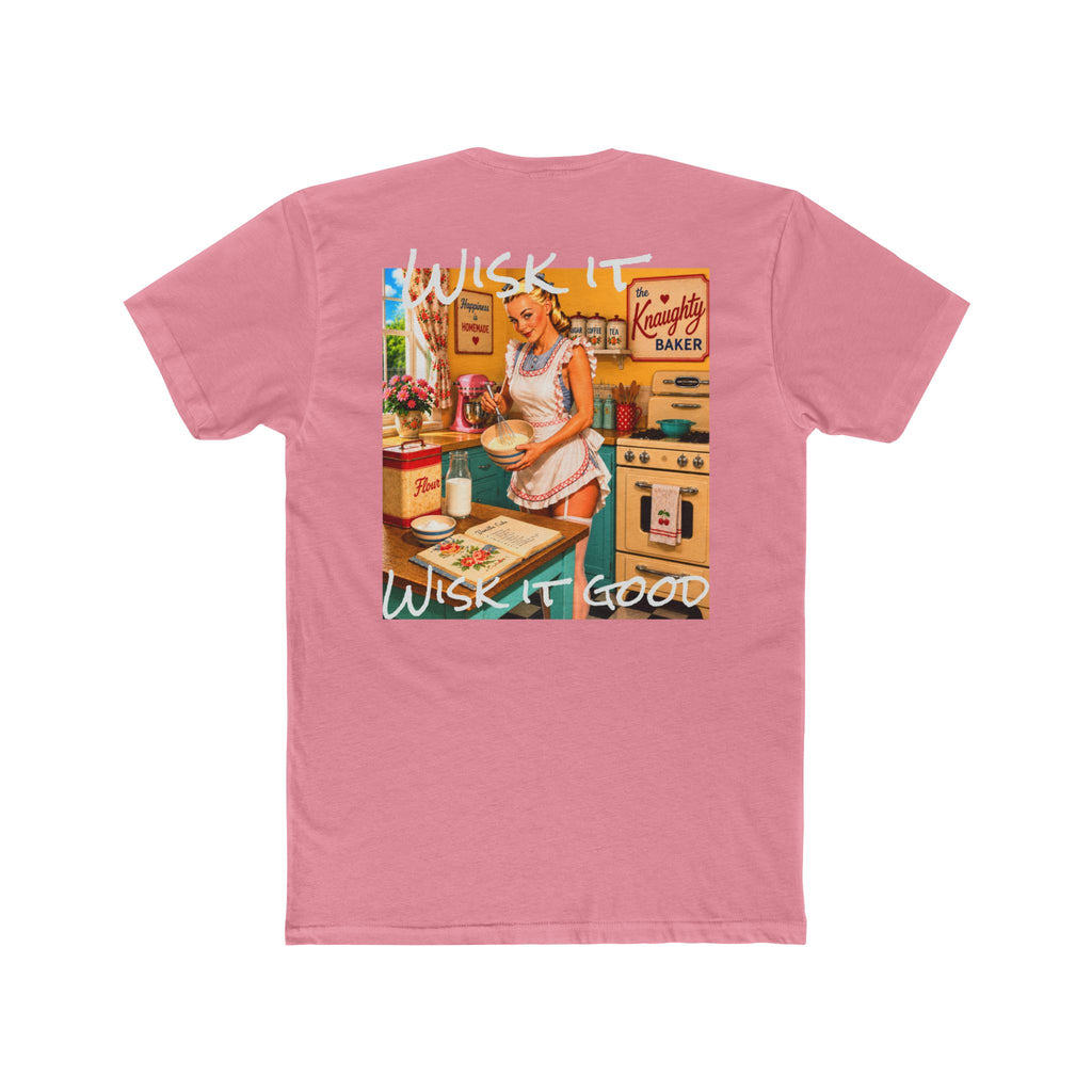 Vintage Baker T-Shirt — "Wish It Good" Retro Kitchen Graphic Tee