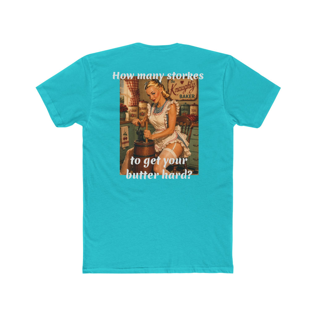 Retro Pin-Up 'How Many Strokes' Graphic Tee