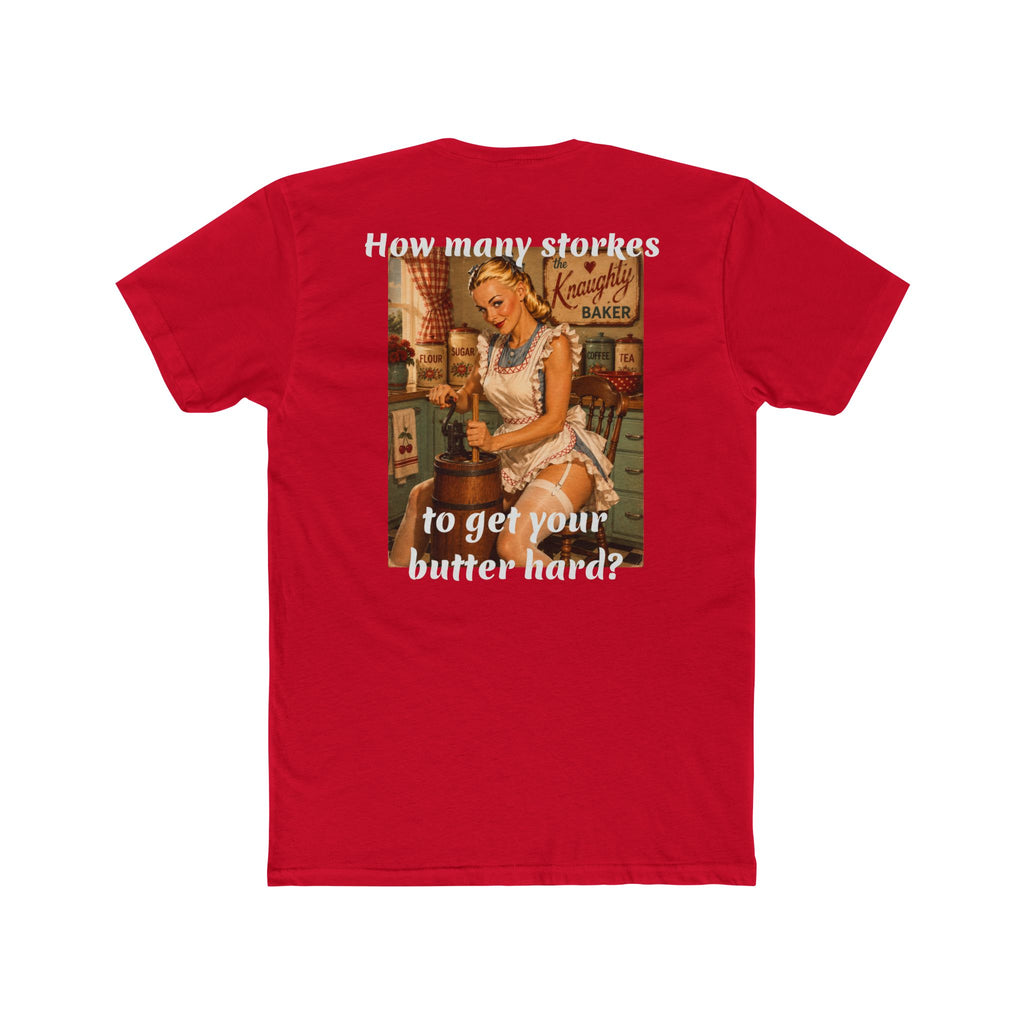 Retro Pin-Up 'How Many Strokes' Graphic Tee