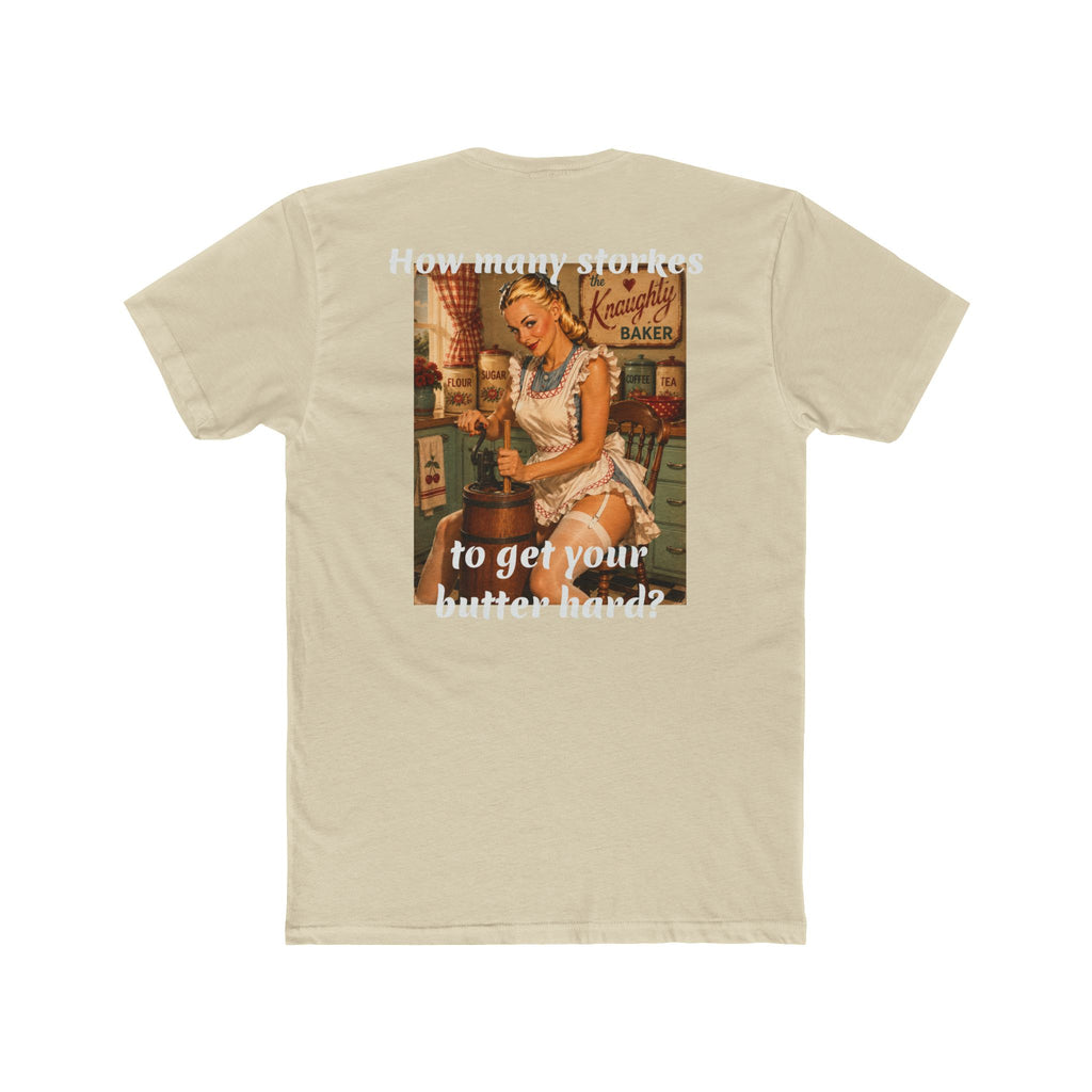 Retro Pin-Up 'How Many Strokes' Graphic Tee