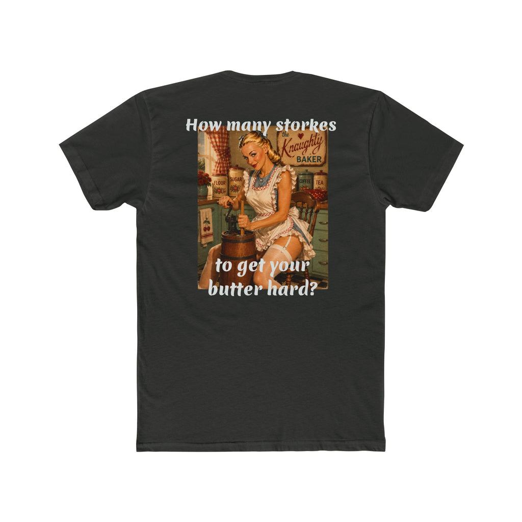 Retro Pin-Up 'How Many Strokes' Graphic Tee